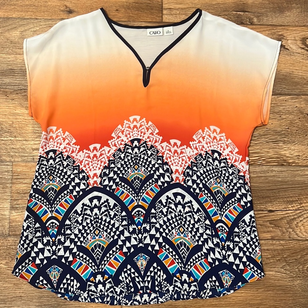 Cato womens blouse size small